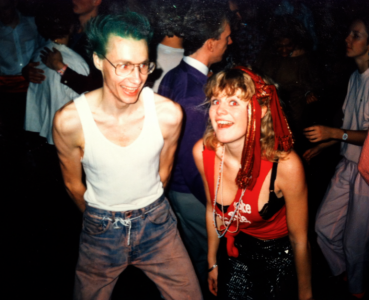 En punkare som hette Ulf (numera professor i teoretisk kemi) och Madonna-Lotten 1986.