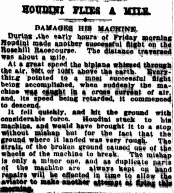 N.Y. Times i april 1910. N.Y. Times i april 1910.