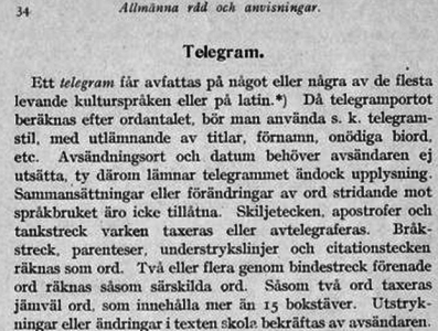 Skrivet av Axel Carlborg för ungefär 100 år sedan.